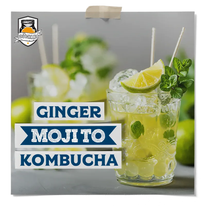 Ginger Mojito Kombucha