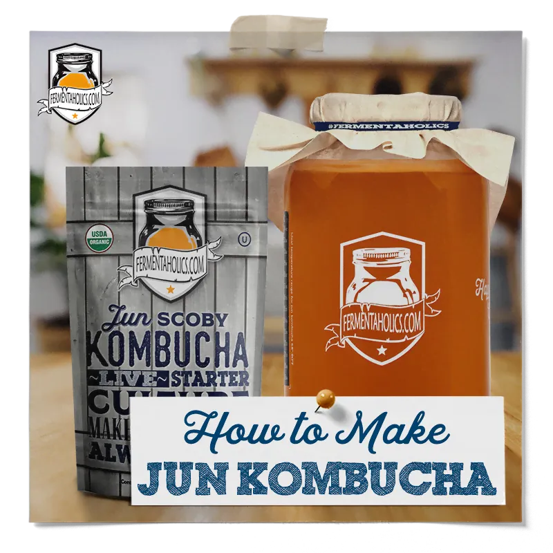 How to Make Jun Kombucha