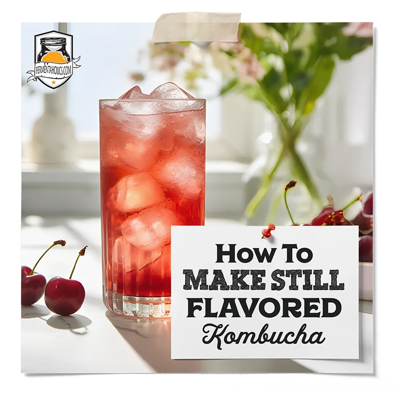 How to Make Still Flavored Kombucha