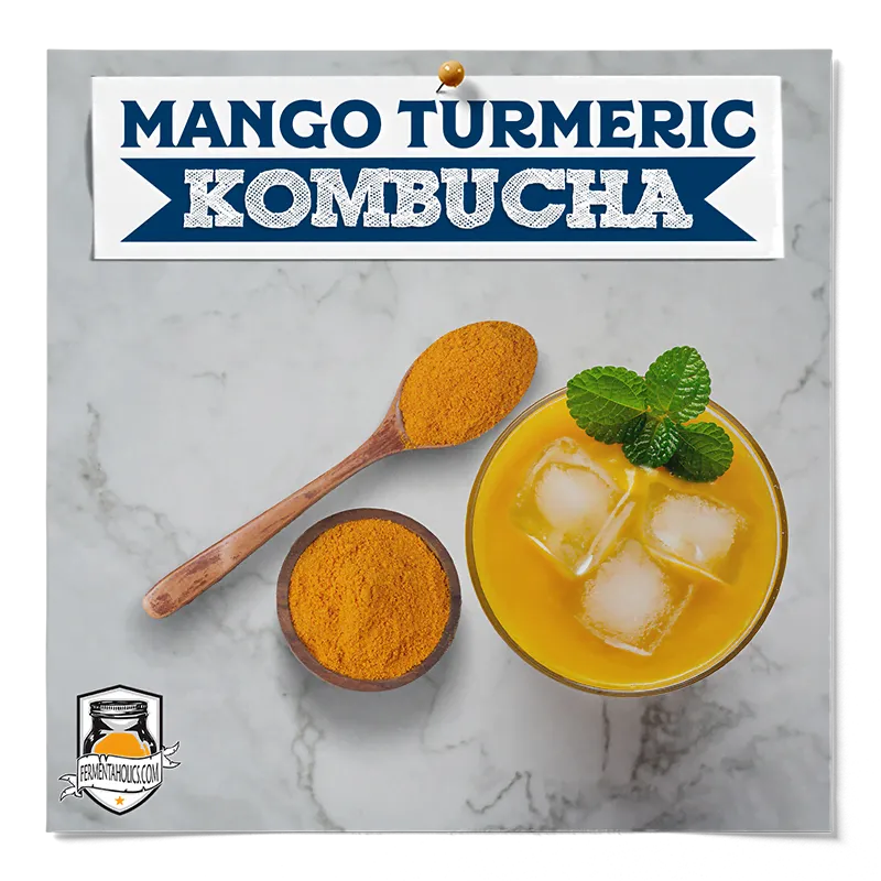 Mango Turmeric Kombucha