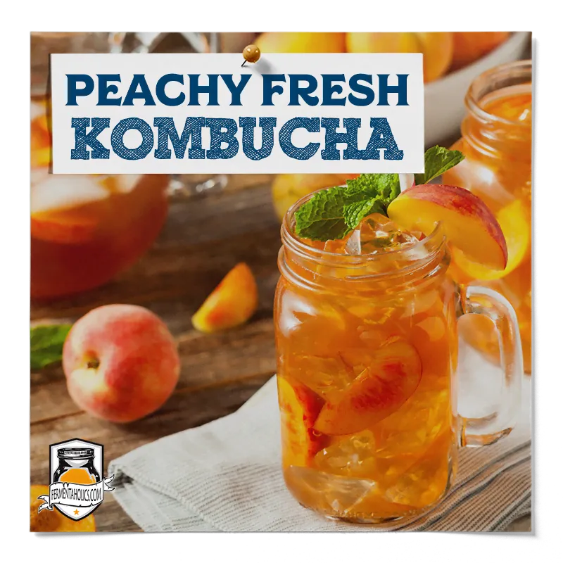 Peachy Fresh Kombucha