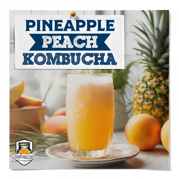 Pineapple Peach Kombucha