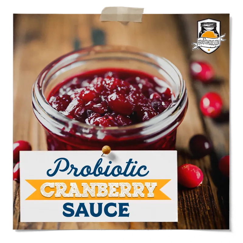 Probiotic Cranberry Sauce