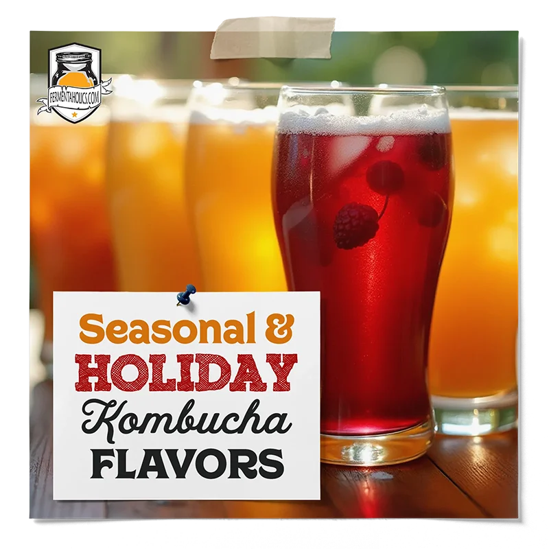 Seasonal and Holiday Kombucha Flavors